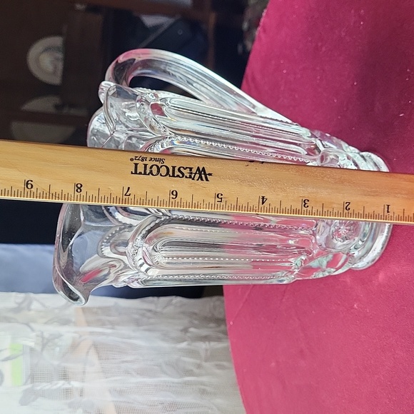Vintage Cut Glass 8" Pitcher - Picture 2 of 2